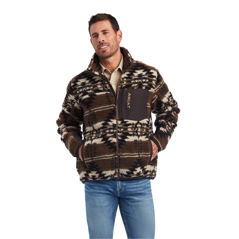 Chaqueta Ariat Mammoth Marrones Oscuro/Negras Hombre - Chile 672-LXJKDV